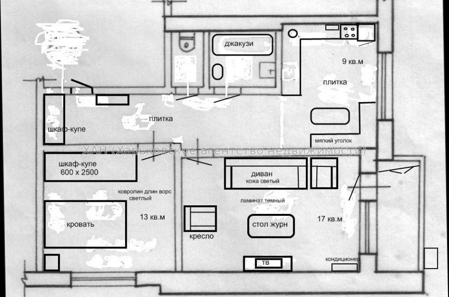 Сдам квартиру, Людвига Свободы просп. , 2  ком., 52 м², евроремонт 