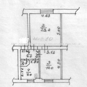 Продам квартиру, Культуры ул. , 2 кім., 49 м², косметический ремонт 