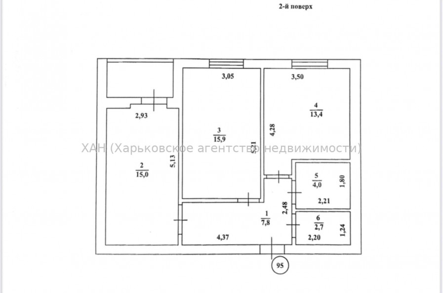 Продам квартиру, Полтавский Шлях ул. , 2  ком., 60.70 м², без внутренних работ 