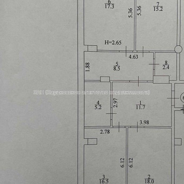 Продам квартиру, Гвардейцев Широнинцев ул. , 3 кім., 97.20 м², без внутренних работ 