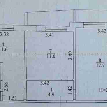 Продам квартиру, Непокоренных ул. , 2  ком., 56.10 м², косметический ремонт 