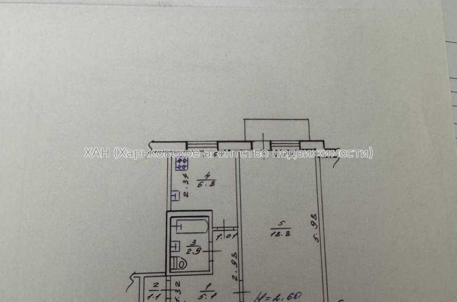 Продам квартиру, Победы просп. , 1  ком., 36 м², косметический ремонт 