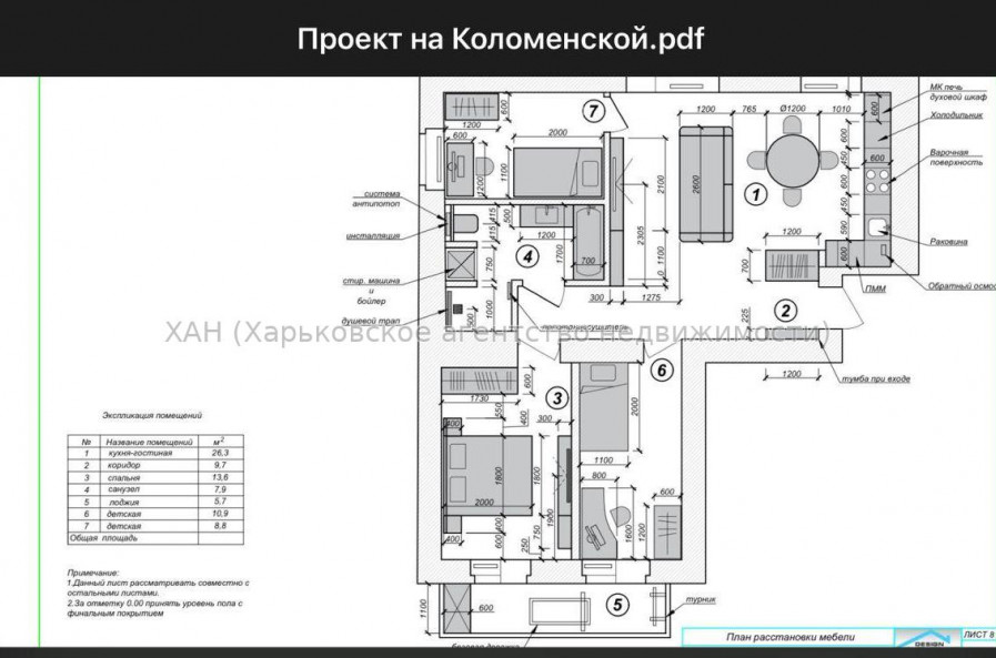 Продам квартиру, Профессора Атамановского ул. , 3 кім., 83 м², авторский дизайн 