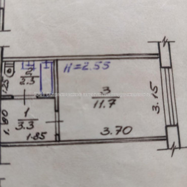 Продам квартиру, Гарибальди ул. , 1  ком., 22 м², косметический ремонт 