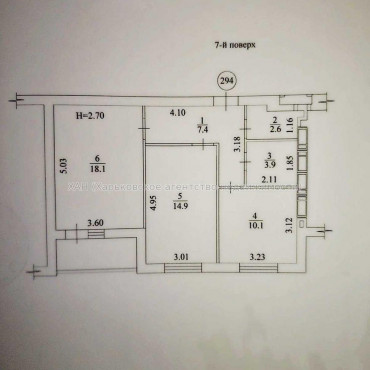 Продам квартиру, Шевченко ул. , 2 кім., 60.90 м², без внутренних работ 