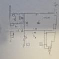 Продам квартиру, Гвардейцев Широнинцев ул. , 1  ком., 43.40 м², без внутренних работ 