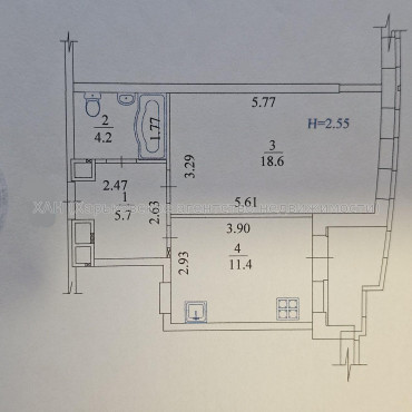 Продам квартиру, Гвардейцев Широнинцев ул. , 1  ком., 43.40 м², без внутренних работ 
