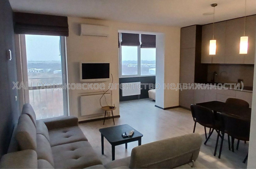 Здам квартиру, Ньютона ул. , 1 кім., 48.60 м², евроремонт 