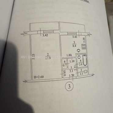Продам квартиру, Мира ул. , 1  ком., 39.95 м², без ремонта  - фото 10 Продам квартиру, Мира ул. , 1  ком., 39.95 м², без ремонта