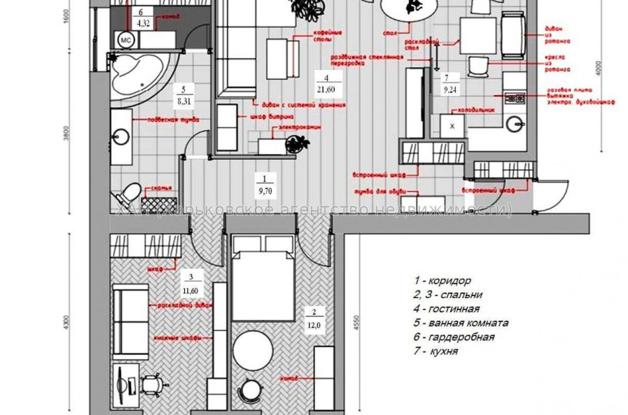 Продам квартиру, 3  ком., 82 м², авторский дизайн 