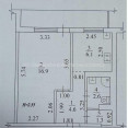 Продам квартиру, Гвардейцев Широнинцев ул. , 1 кім., 37.60 м², капитальный ремонт 