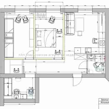 Продам квартиру, Полтавский Шлях ул. , 2  ком., 65 м², без отделочных работ 