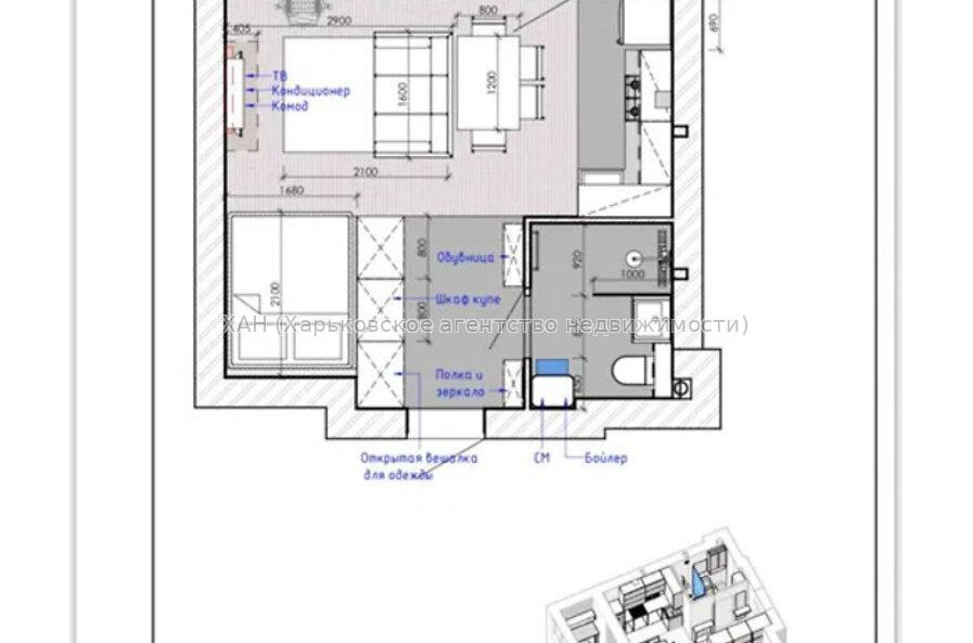Продам квартиру, Шевченковский пер. , 1 кім., 34.70 м², авторский дизайн 