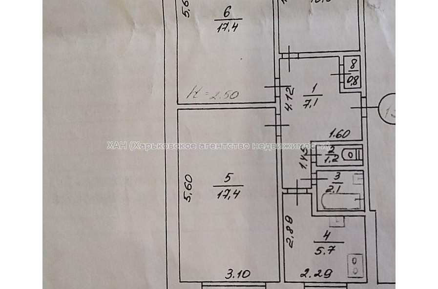 Продам квартиру, Светлая ул. , 3 кім., 63.10 м², евроремонт 