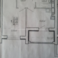 Продам квартиру, Победы просп. , 1  ком., 40.11 м², без внутренних работ 