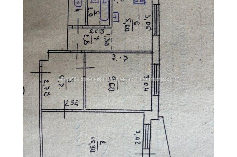 Продам квартиру, Каденюка ул. , 2  ком., 44.50 м², косметический ремонт 