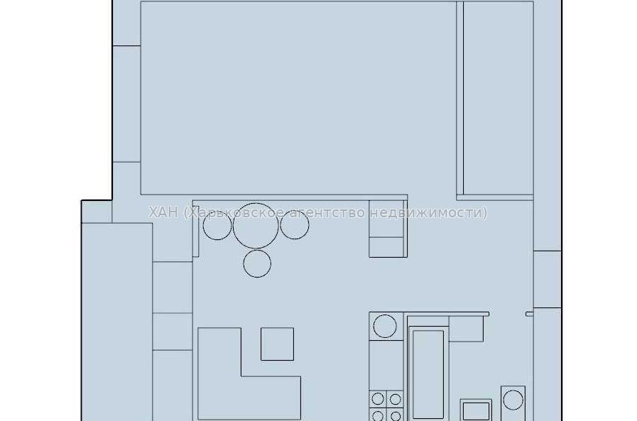 Продам квартиру, Героев Харькова просп. , 1 кім., 48.40 м², авторский дизайн 