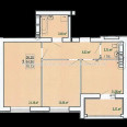 Продам квартиру, Победы просп. , 2  ком., 67 м², без отделочных работ 