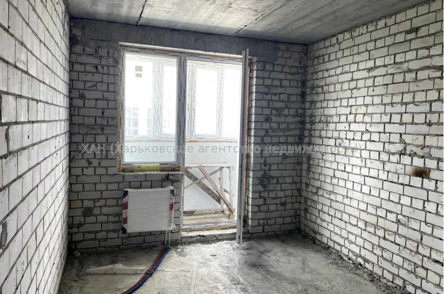 Продам квартиру, 1  ком., 45.70 м², без внутренних работ 