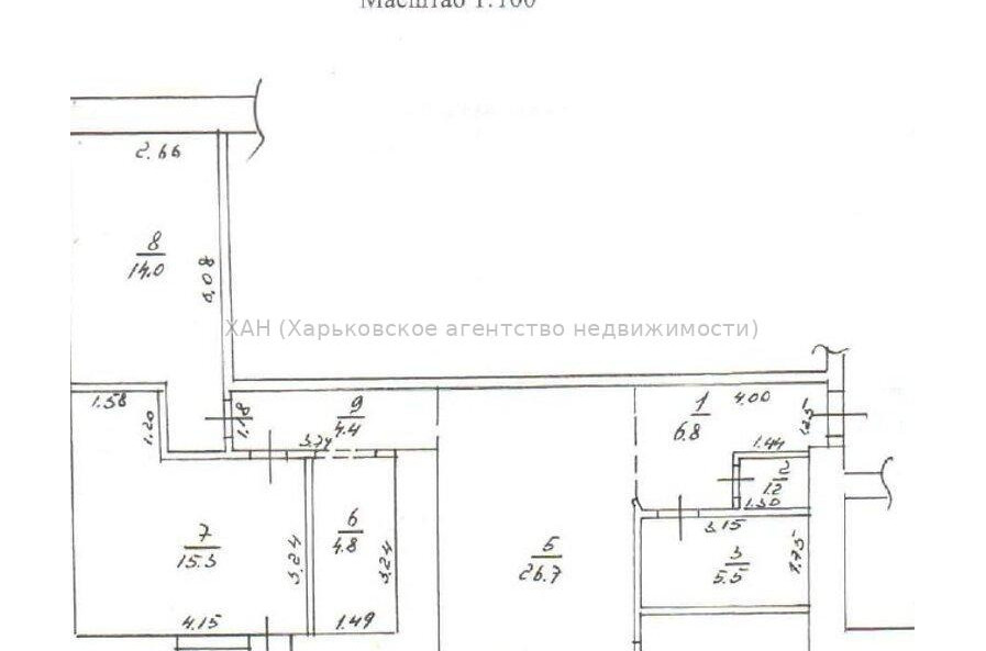Продам квартиру, Олимпийская ул. , 3  ком., 95 м², евроремонт 