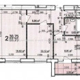 Продам квартиру, Мира ул. , 2  ком., 56 м², без внутренних работ 