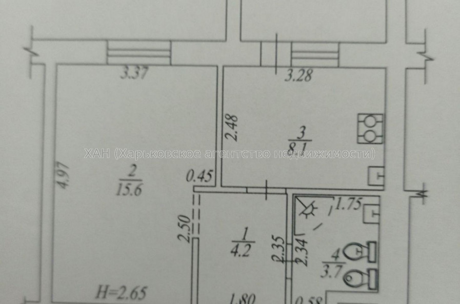 Продам квартиру, Ньютона ул. , 1 кім., 35.30 м², авторский дизайн 