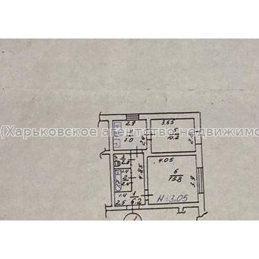 Продам квартиру, Докучаева ул. , 2 кім., 43.60 м², без ремонта 