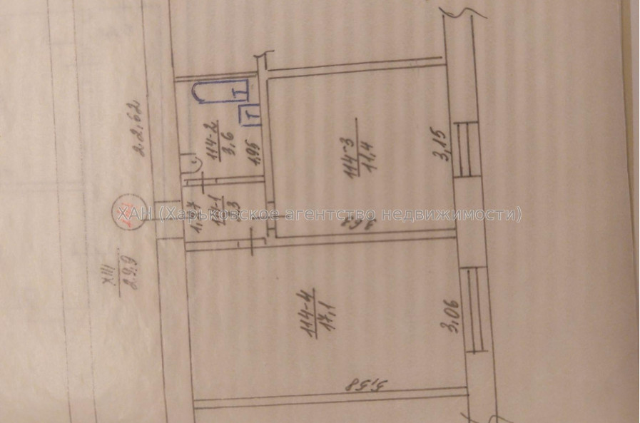 Продам квартиру, Каменярский въезд , 1  ком., 50.10 м², косметический ремонт 