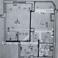 Продам квартиру, Клочковская ул. , 2 кім., 64 м², без отделочных работ 