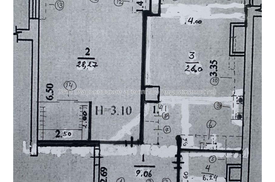 Продам квартиру, Клочковская ул. , 2 кім., 64 м², без отделочных работ 
