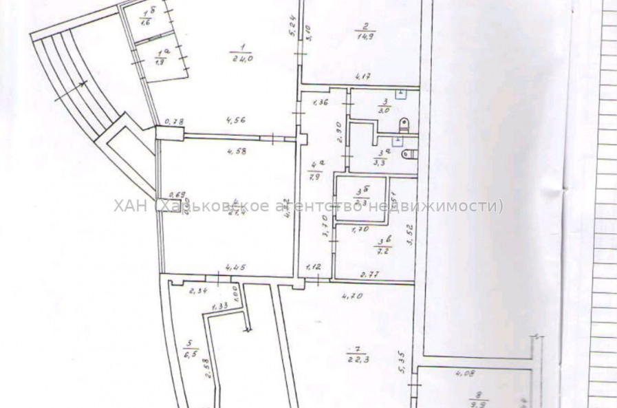 Здам нежитлову нерухомість, офисное помещение , 4 кім., 127 м², капитальный ремонт 