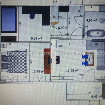 Продам квартиру, Льва Ландау просп. , 2  ком., 96 м², без отделочных работ 