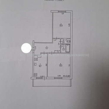 Продам квартиру, Вишталя ул. , 4 , 2  ком., 58.50 м², косметический ремонт 