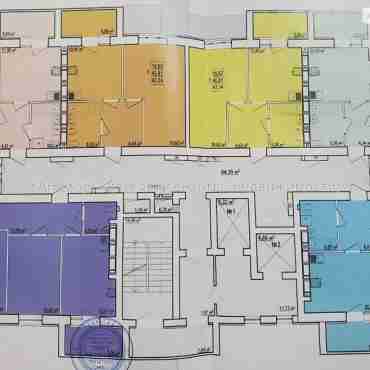 Продам квартиру, Лисаветинская ул. , 1 кім., 43 м², без внутренних работ 