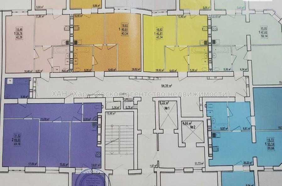Продам квартиру, Лисаветинская ул. , 1 кім., 43 м², без внутренних работ 