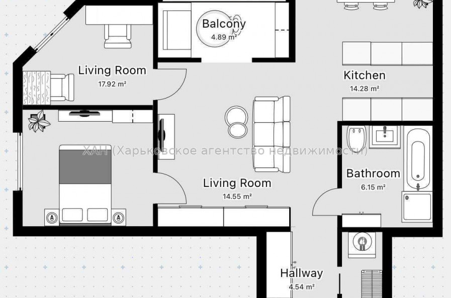 Продам квартиру, Профессорская ул. , 2  ком., 67 м², авторский дизайн 