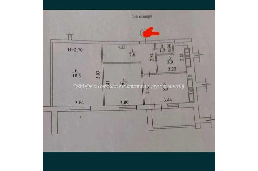 Продам квартиру, Мира ул. , 2 кім., 51 м², капитальный ремонт 
