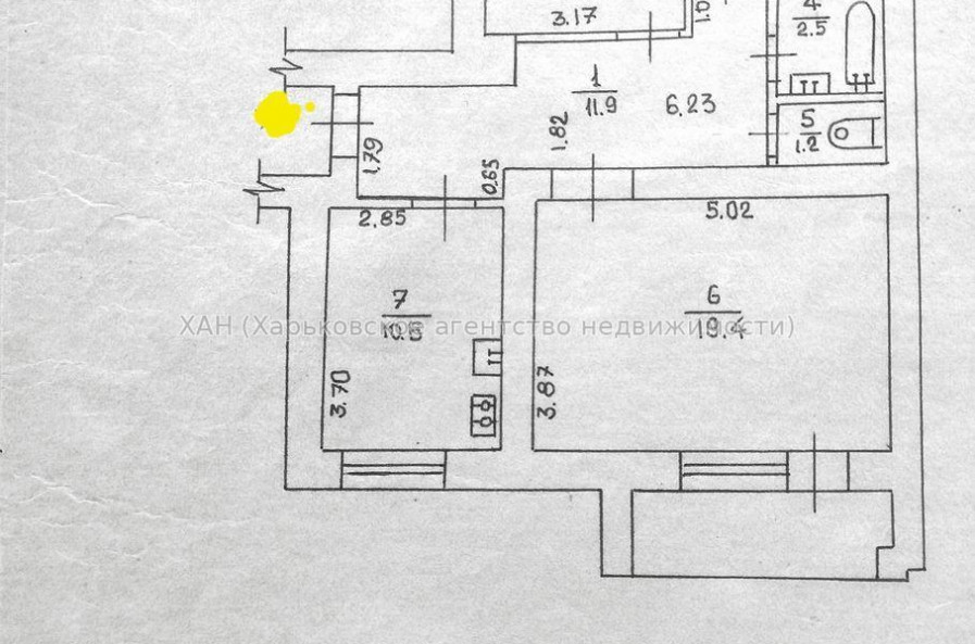 Продам квартиру, Героев Харькова просп. , 3 кім., 73 м², советский ремонт 