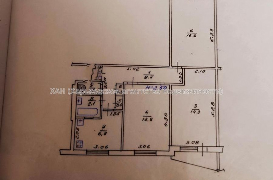 Продам квартиру, Ильи Коваля ул. , 3 кім., 65 м², советский ремонт 