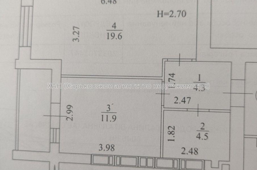 Продам квартиру, Мира ул. , 1  ком., 44 м², евроремонт 
