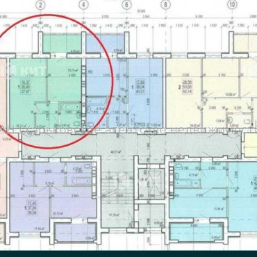 Продам квартиру, Шевченковский пер. , 1 кім., 38 м², без внутренних работ 