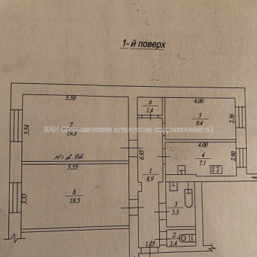 Продам квартиру, Благовещенская ул. , 3  ком., 60 м², капитальный ремонт 