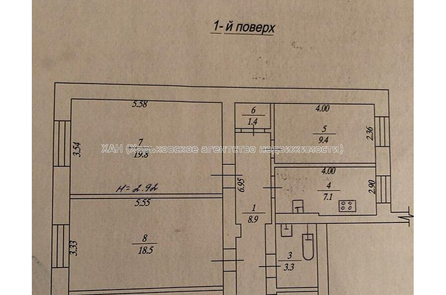 Продам квартиру, Благовещенская ул. , 3  ком., 60 м², капитальный ремонт 