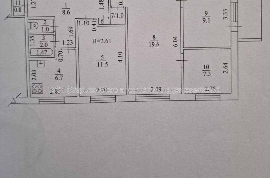 Продам квартиру, Аэрокосмический пр. , 4  ком., 70.80 м², частичный ремонт 