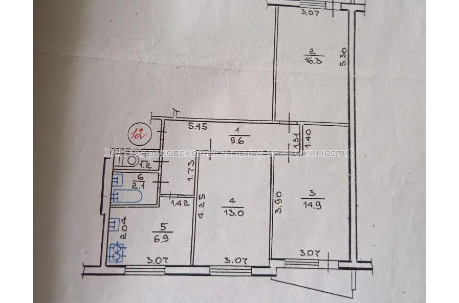 Продам квартиру, Каденюка ул. , 3 кім., 65.70 м², косметический ремонт 