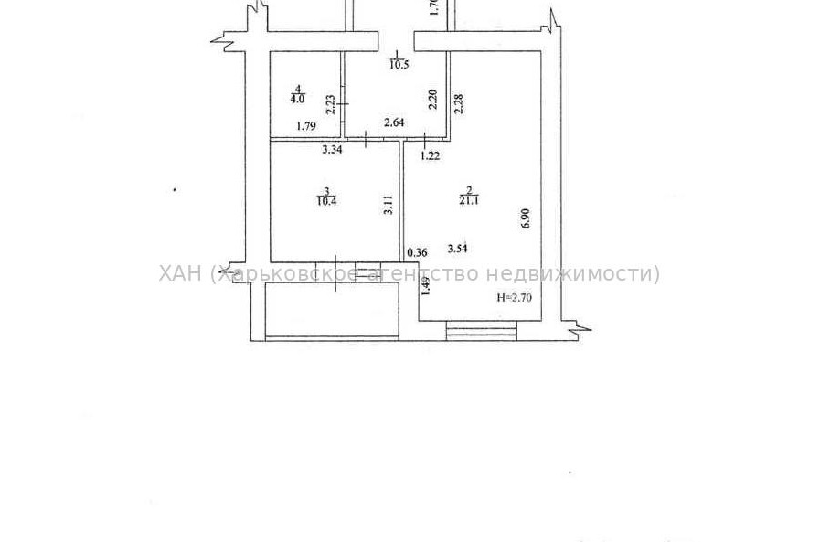 Продам квартиру, Дача 55 ул. , 1 кім., 48.10 м², косметический ремонт 