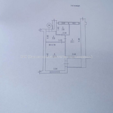 Продам квартиру, Шевченко ул. , 1 кім., 40.10 м², без внутренних работ 