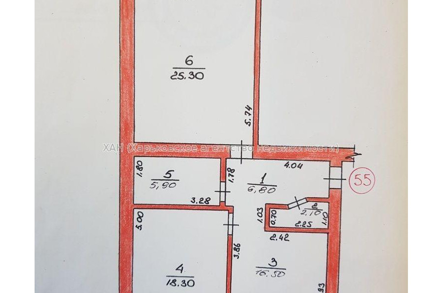 Продам квартиру, Кричевского ул. , 2 кім., 78 м², евроремонт 