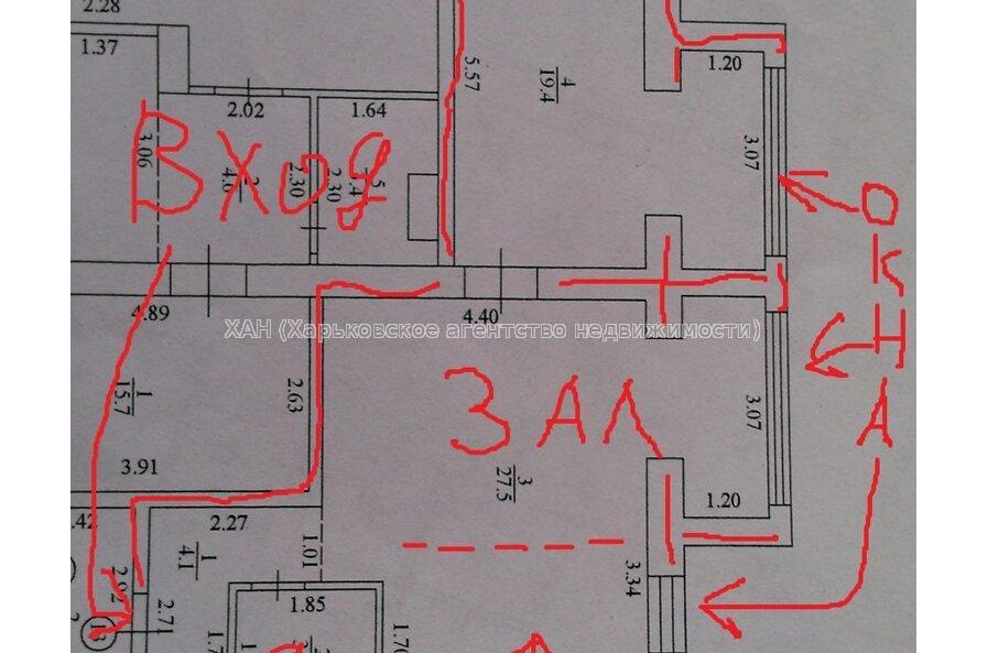 Продам квартиру, Переяславская ул. , 2  ком., 54 м², косметический ремонт 