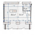 Продам квартиру, Григоровское шоссе , 1 кім., 47 м², евроремонт 